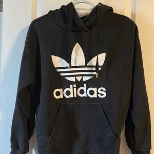 Classic black trefoil adidas sweater